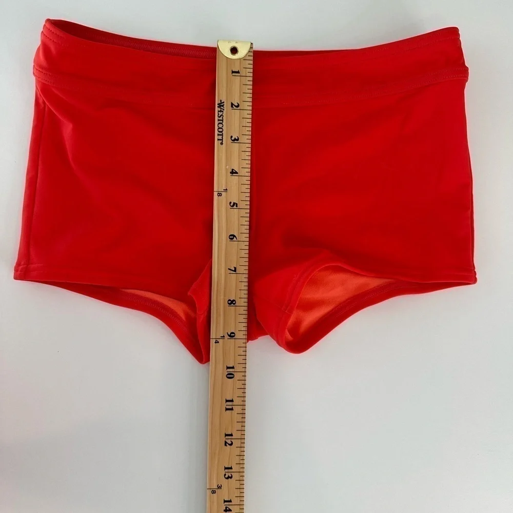 prAna Raya Boyshort Bikini Bottom Carmine Pink XS NWT
